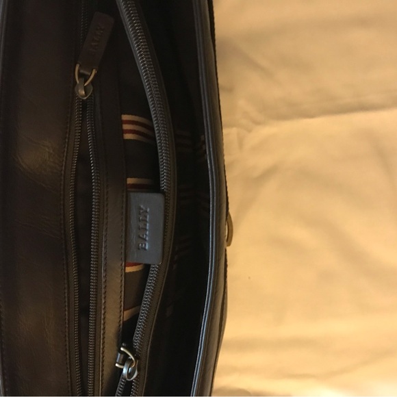 Ballys Brown Leather Satchell - Picture 11 of 12